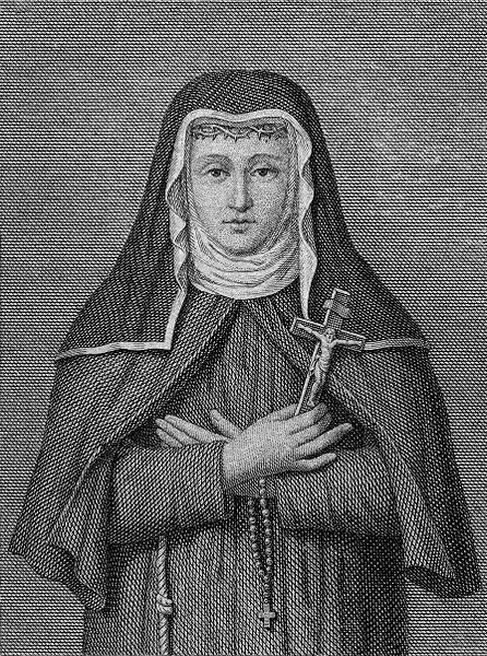 Sister Maria Margherita Diomira of the Incarnate Word (1651–1677). Credit: P. Projaing, public domain, via Wikimedia Commons