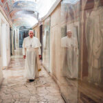 Pope Francis at the Teutonic College in Rome