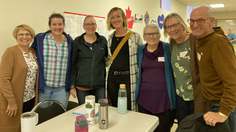 Some of the leaders and participants at the Called and Gifted workshop held Oct. 20 in Rosetown, SK. (Photo by Sr. Malou Tibayan)