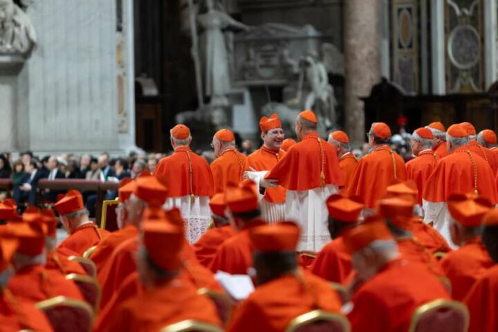 Frank Cardinal Leo at the Consistory, December 7, 2024.