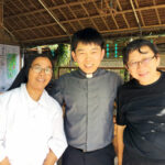 Father Paul Goo, centre, is pictured during a missions trip to the Philippines in 2017, will serve in the Vatican's Secretariat of State beginning in January. Father Goo is pastor of Christ the Redeemer Parish in West Vancouver. (B.C. Catholic file photo)