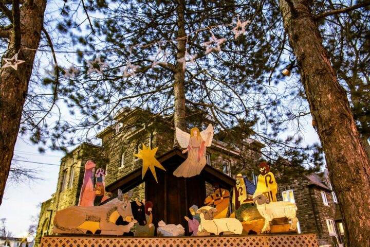 A nativity scene at St. Brigid’s Church in Toronto in 2020. “Christ, who in his birth and in becoming human has allowed us to share in the glory of his immortal nature,” says the Canadian bishops’ Christmas message. (Michael Swan/The Catholic Register)