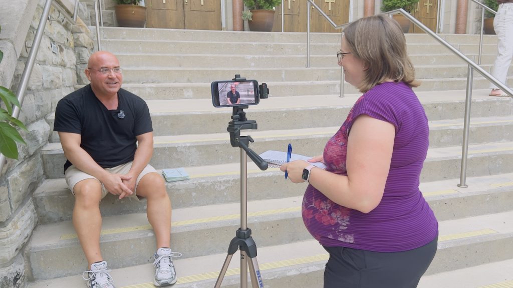 Journalists from three continents hit Toronto’s streets